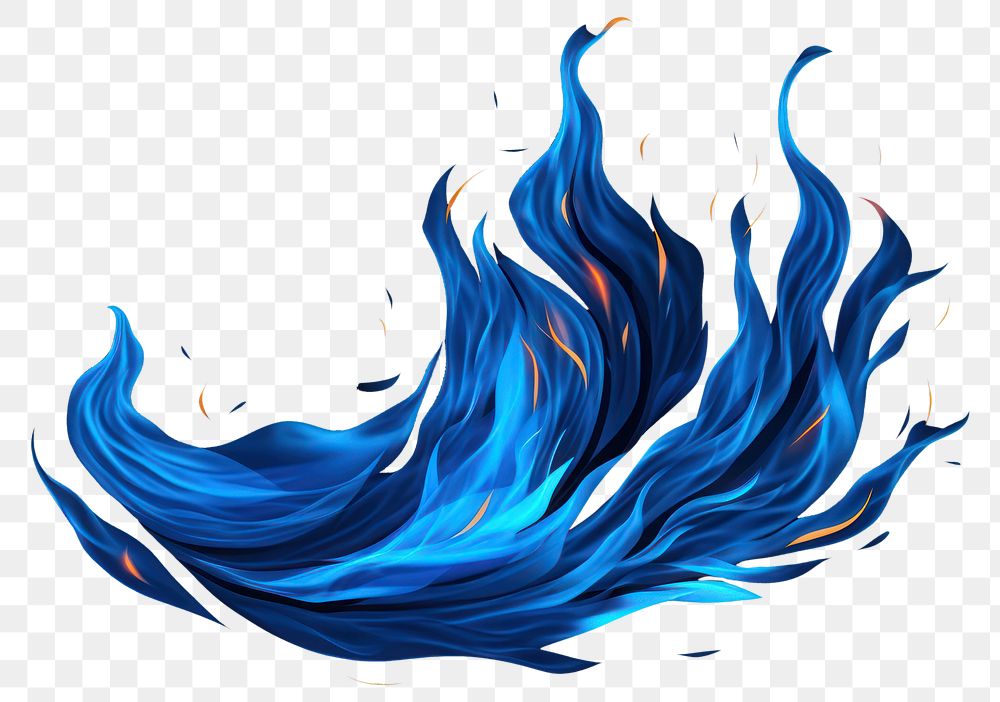 PNG Blue fire pattern black | Free PNG Illustration - rawpixel