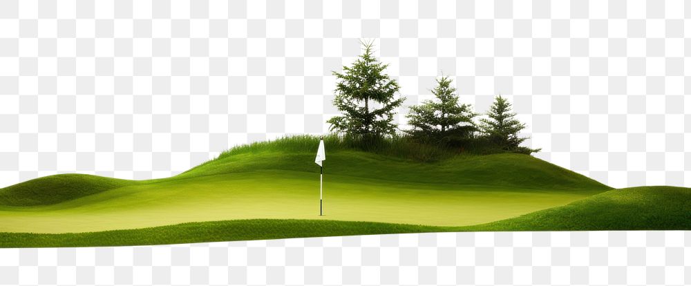 PNG Golf field grassland outdoors nature. AI generated Image by rawpixel.