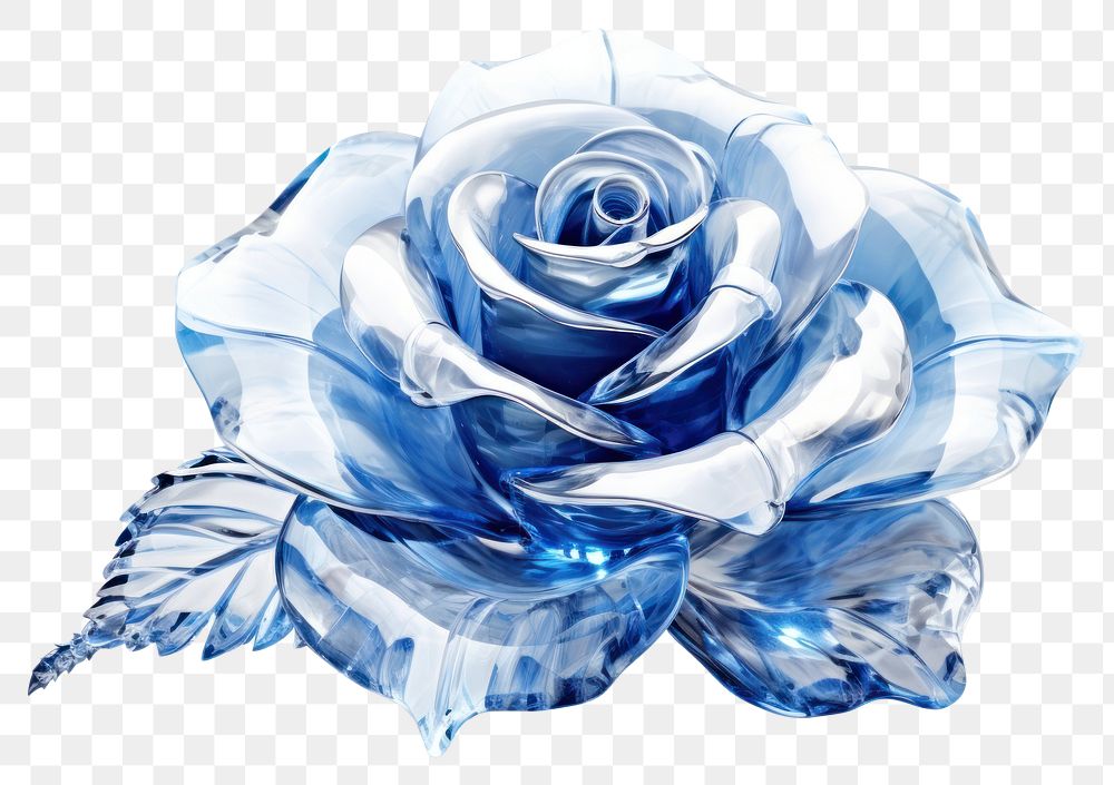 PNG Blue rose jewelry flower plant. AI generated Image by rawpixel.