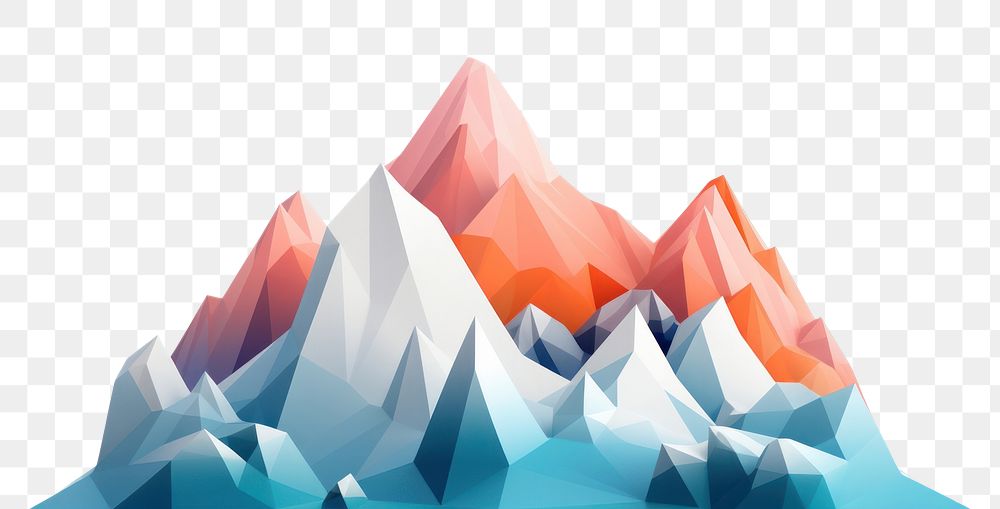 PNG A Mountain background vector mountain nature paper. AI generated Image by rawpixel.
