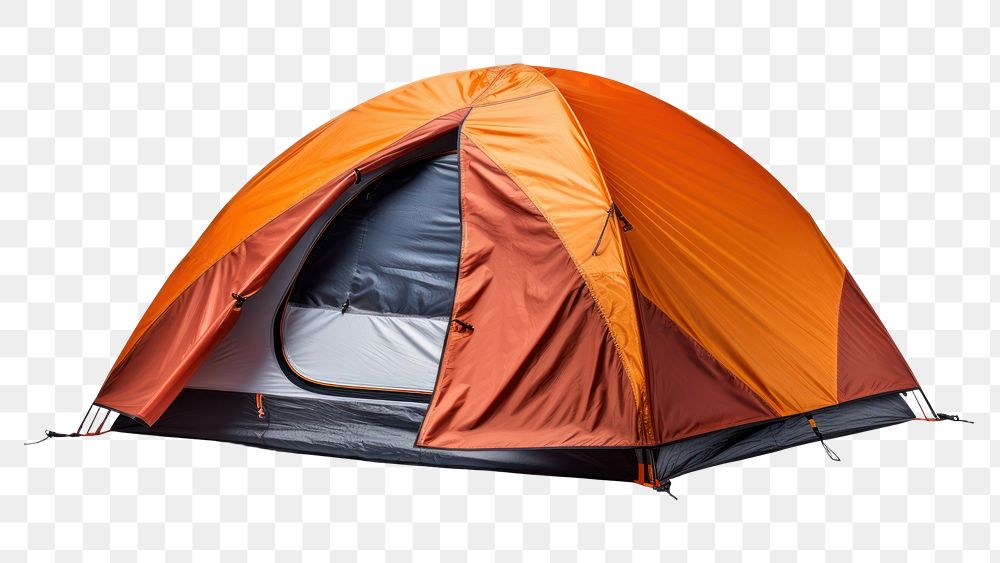 PNG A mountain hiker tent outdoors camping white background. AI generated Image by rawpixel.