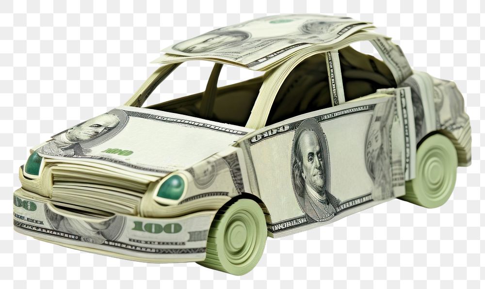 PNG Banknotes car vehicle dollar. 