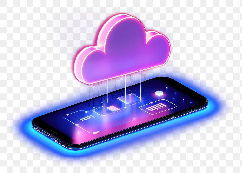 PNG Cloud Computing Creative Icon cloud electronics technology. AI generated Image by rawpixel.