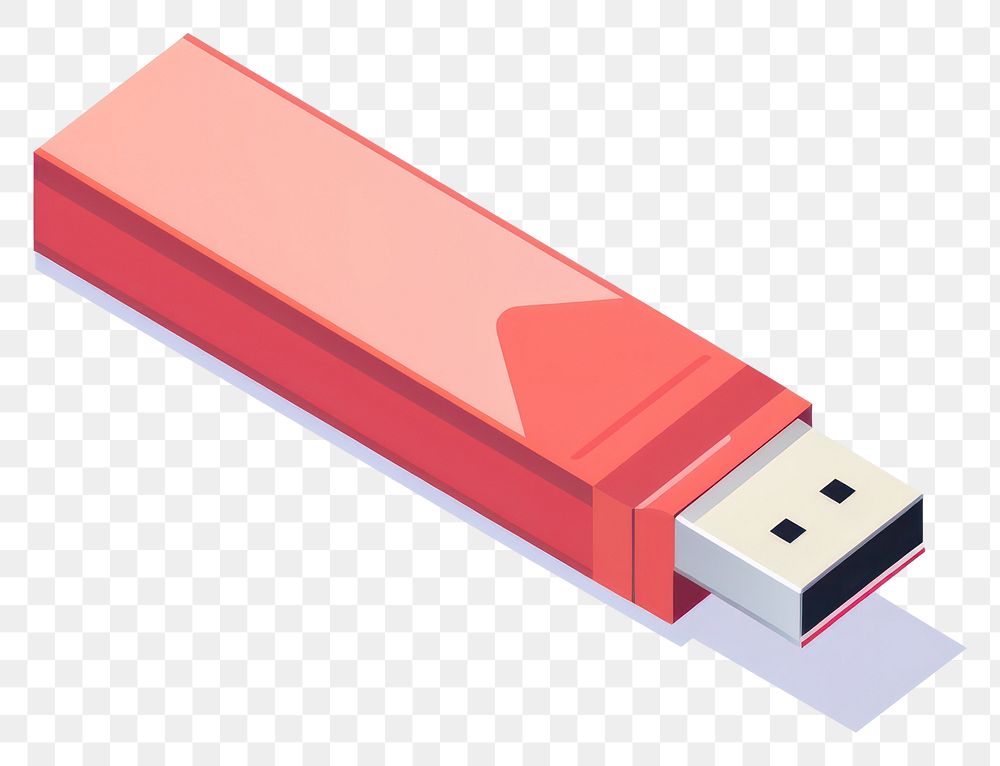 PNG A Foldable USB flash drive white background usb flash drive electronics. AI generated Image by rawpixel.