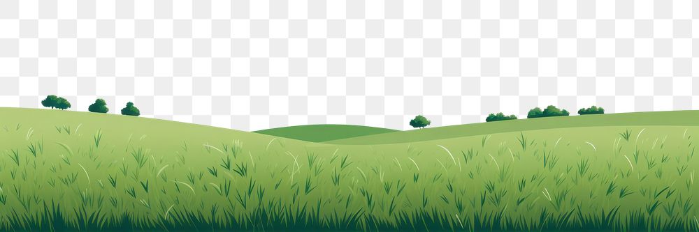 PNG A green grass field agriculture grassland landscape. AI generated Image by rawpixel.