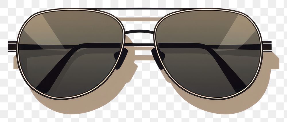 PNG A sunglasses white background accessories moustache. AI generated Image by rawpixel.