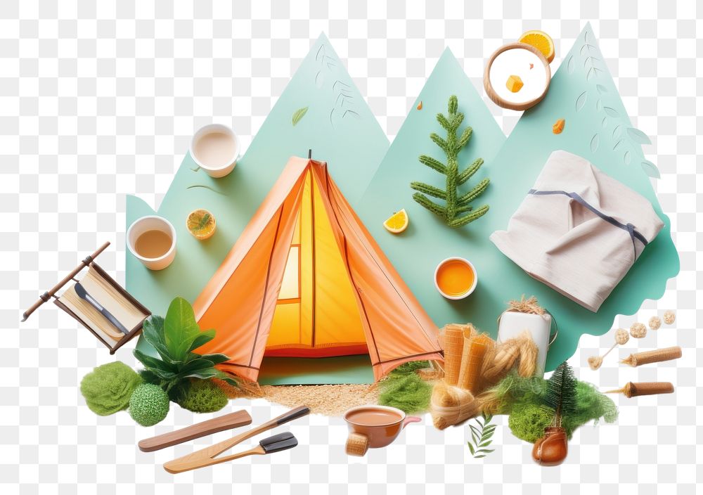 PNG  Camping tent outdoors beverage. AI generated Image by rawpixel.