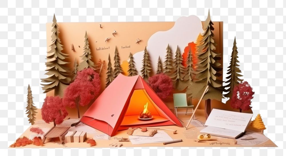 PNG  Camping outdoors tent creativity. AI generated Image by rawpixel.