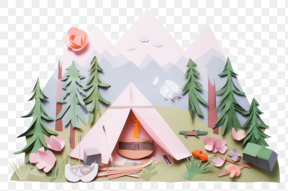 PNG  Camping tent creativity playhouse. AI generated Image by rawpixel.