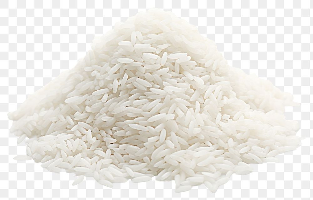 PNG  A Pile of White Rice rice white food. AI generated Image by rawpixel.