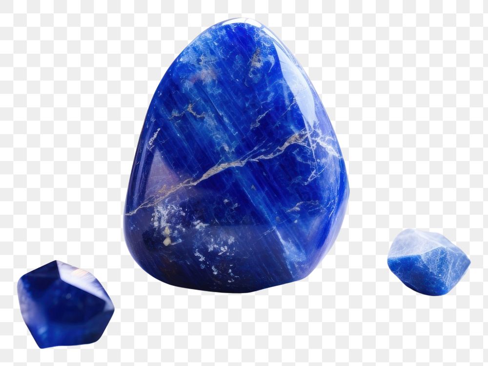 PNG  Lapis lazuli Spirituality stone gemstone jewelry accessory. AI generated Image by rawpixel.
