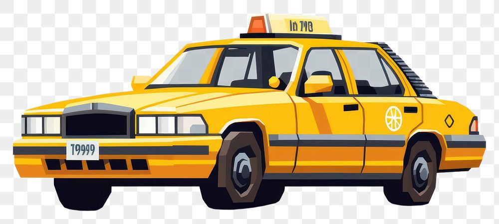 PNG New york taxi vehicle car transportation. AI generated Image by rawpixel.