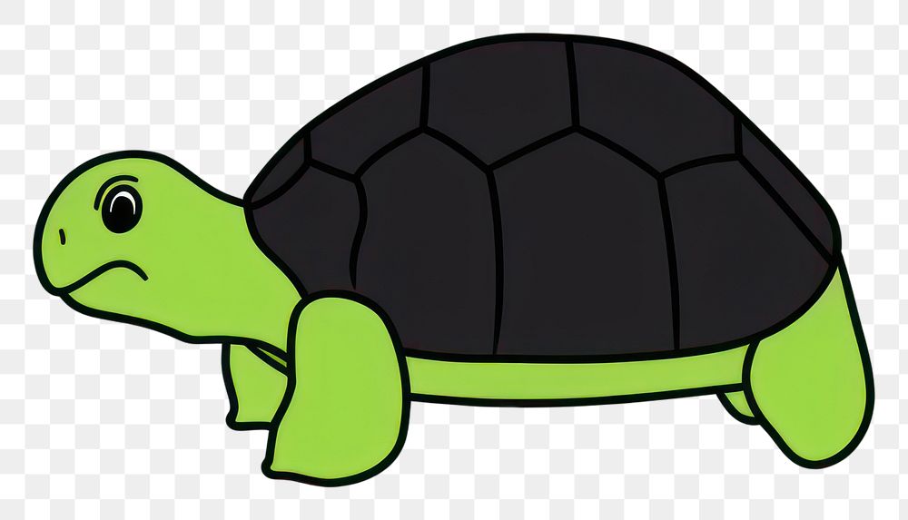 PNG Turtle reptile cartoon animal. AI generated Image by rawpixel.