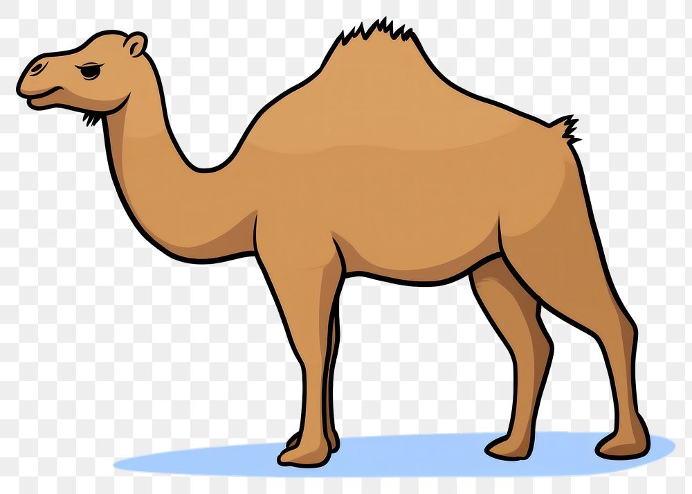 PNG Camel cartoon animal mammal. AI generated Image by rawpixel.