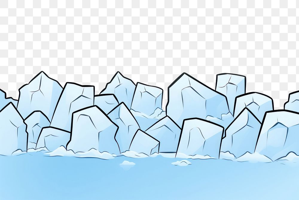 PNG Ice outdoors cartoon snow. AI generated Image by rawpixel.