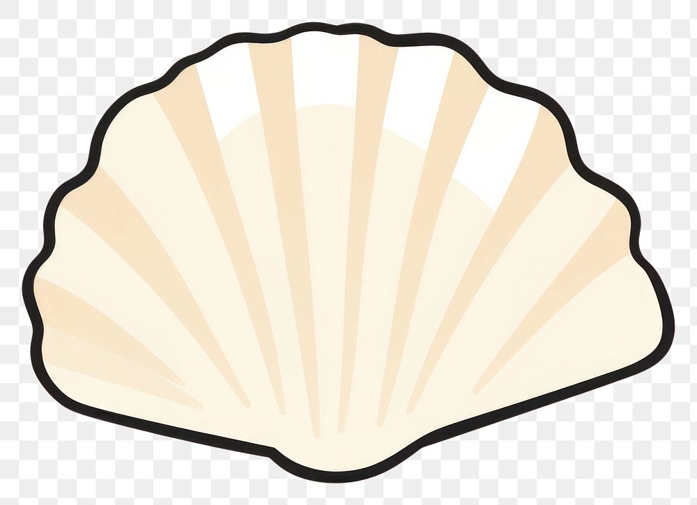PNG Shell seashell clam invertebrate. AI generated Image by rawpixel.