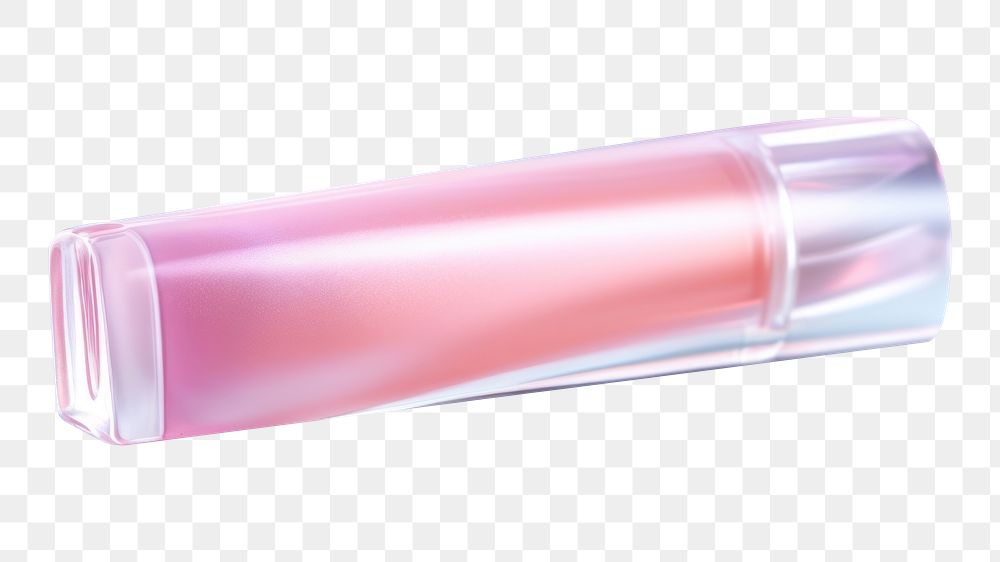 PNG Lip gloss on flat texture cosmetics bottle research. AI generated Image by rawpixel.