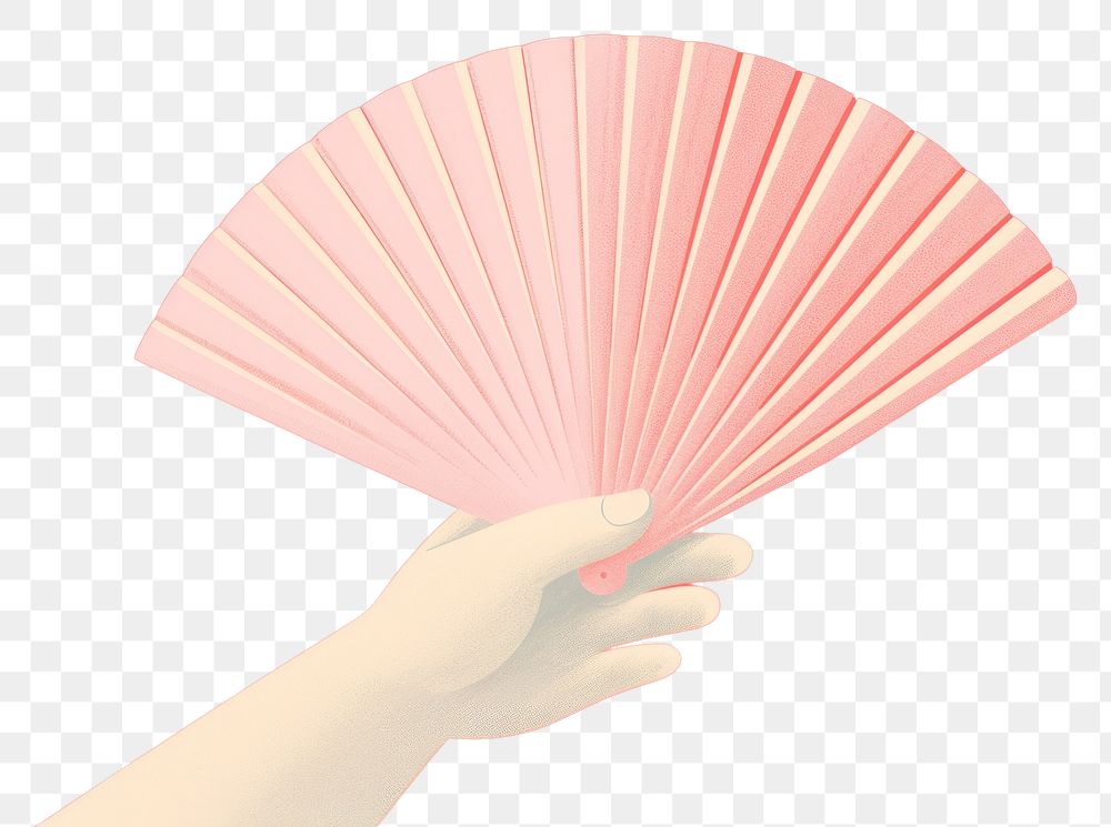 PNG Chinese hand fan holding pattern finger. AI generated Image by rawpixel.