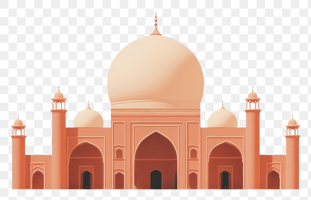 PNG Beige Mosque architecture building mosque. AI generated Image by rawpixel.