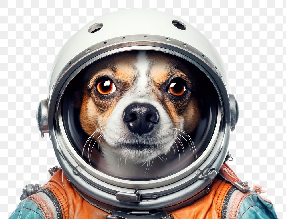 PNG Dog Astronaut astronaut dog mammal. AI generated Image by rawpixel.