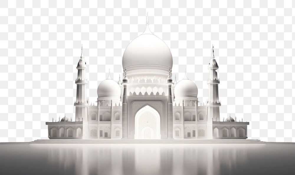 PNG Luxury Ramadan Mosque architecture building outdoors. AI generated Image by rawpixel.