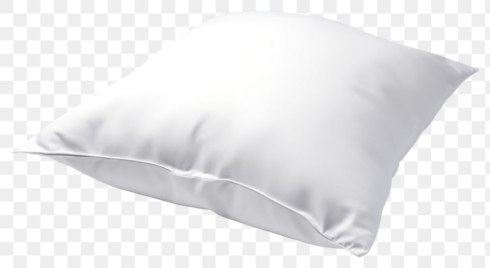 PNG  White pillow cushion white background simplicity. AI generated Image by rawpixel.