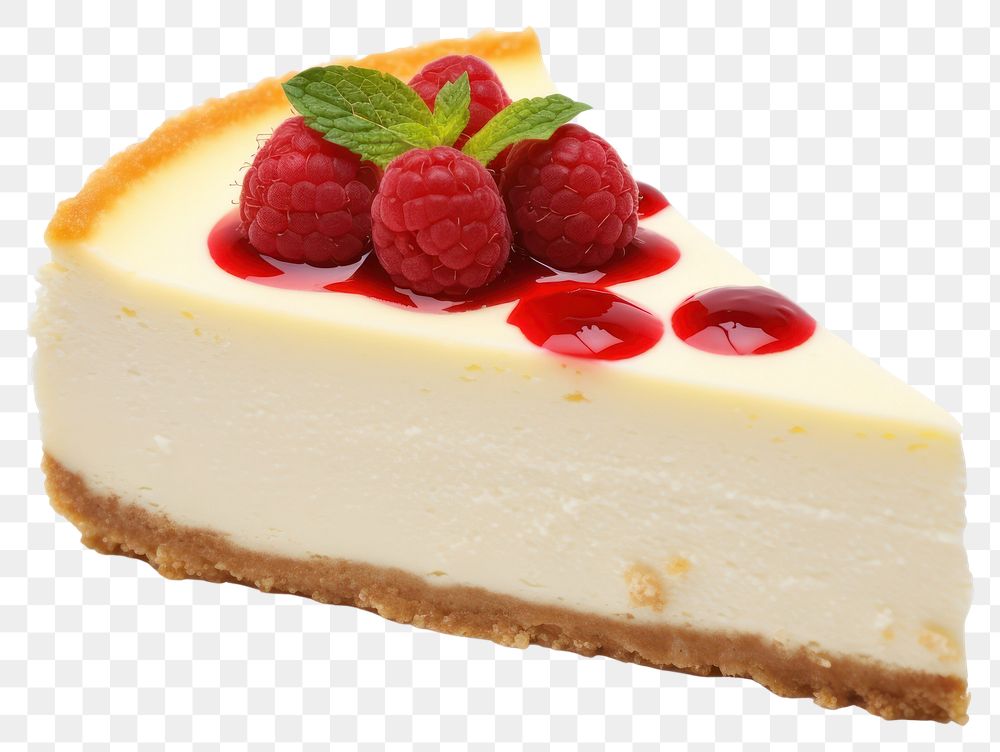 PNG  Cheesecake dessert cream food. AI generated Image by rawpixel.