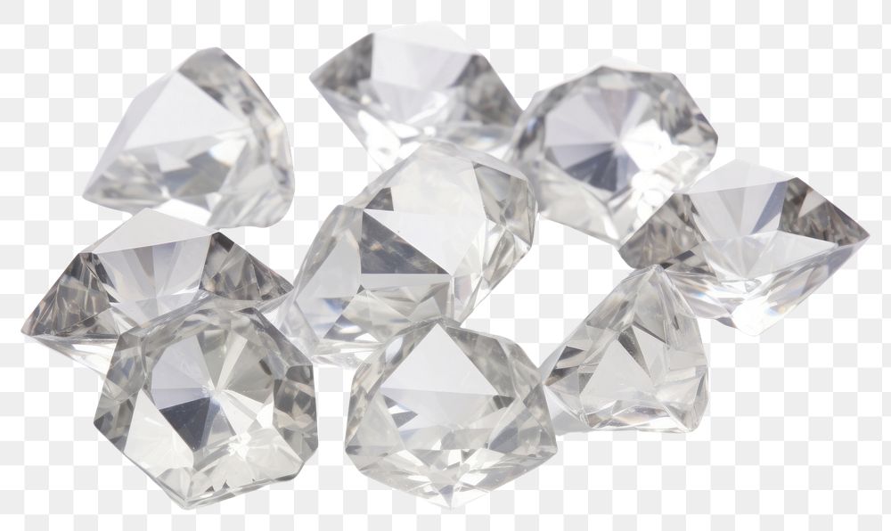 PNG  Diamonds gemstone jewelry crystal. 