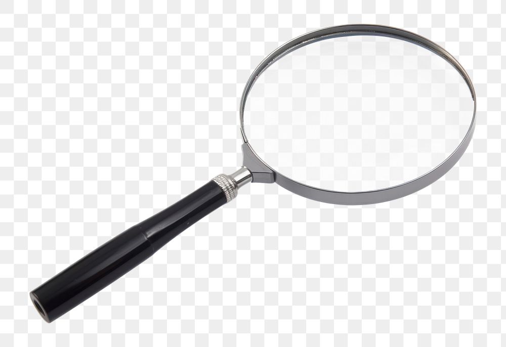 PNG Magnifying glass white background circle shape. AI generated Image by rawpixel.