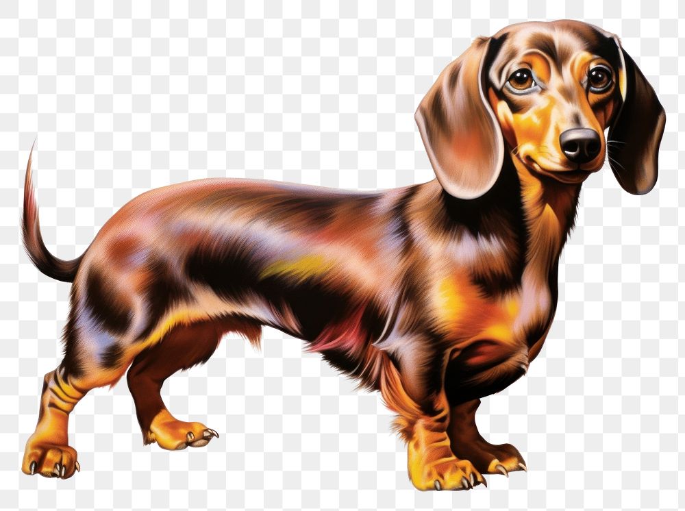 PNG Dachshund dog dachshund animal mammal. AI generated Image by rawpixel.