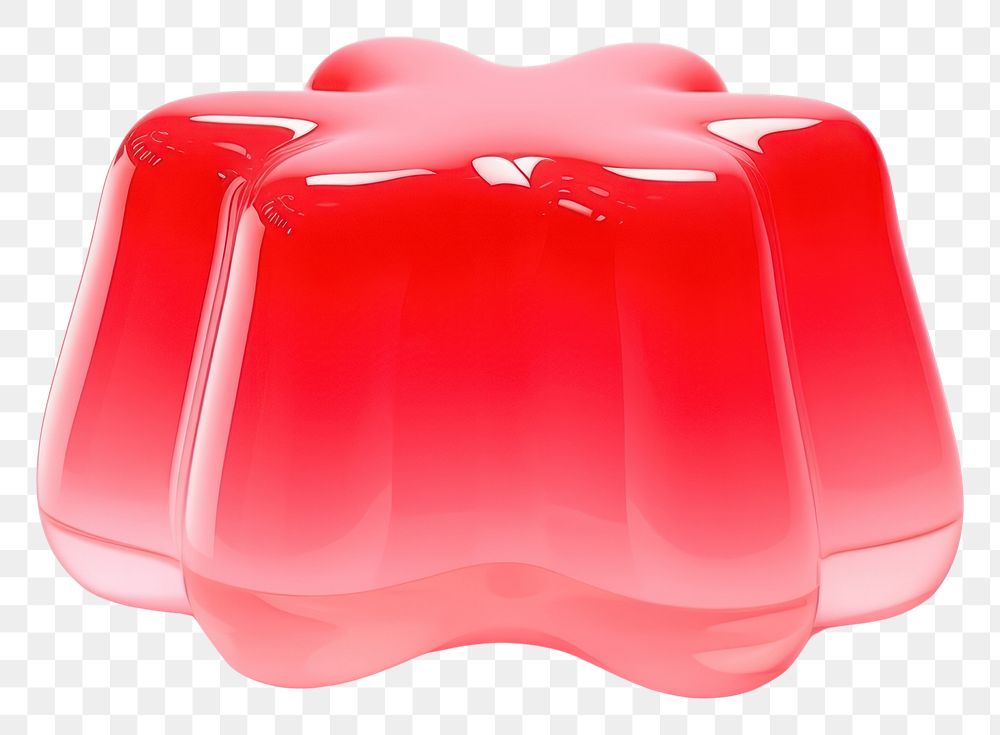 PNG Simple piece of watermelon shape jelly white background ketchup. 