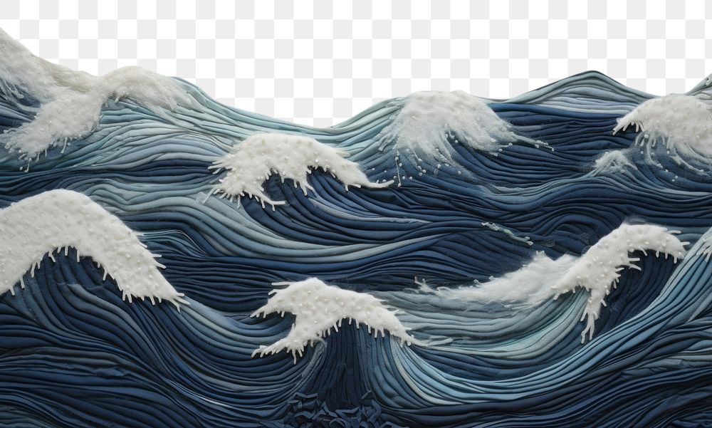 PNG Simple wave texture nature ocean sea. 
