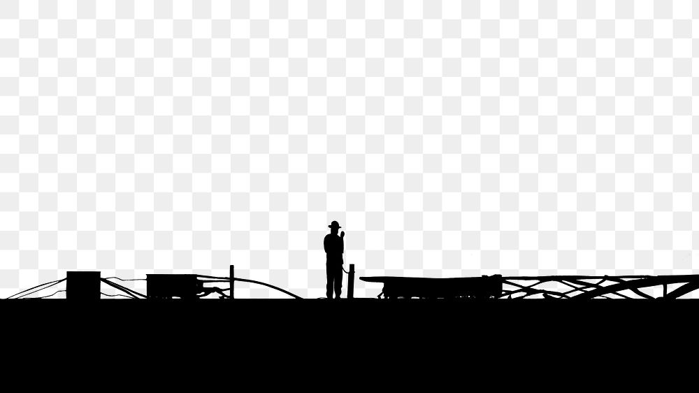 PNG  Construction site silhouette architecture development. AI generated Image by rawpixel.