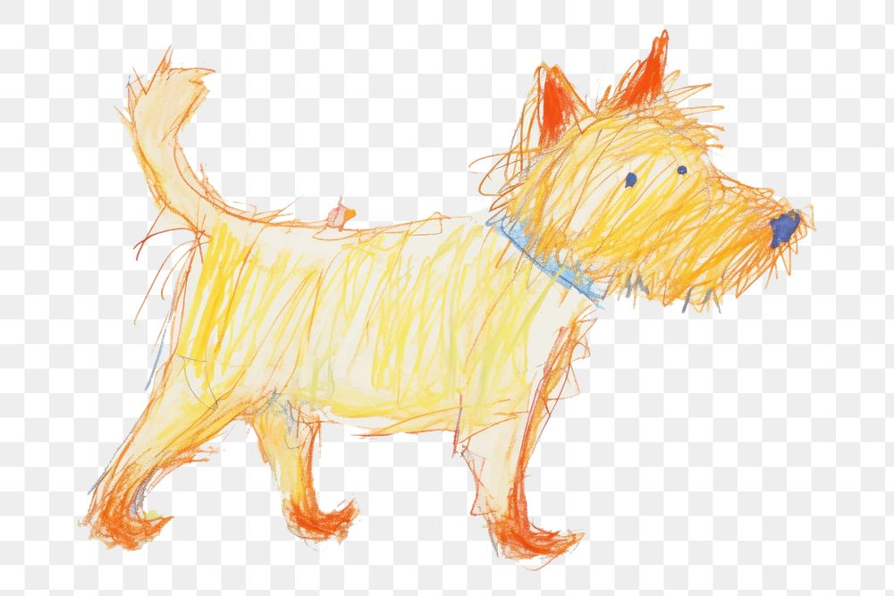 PNG Dog drawing sketch painting. AI generated Image by rawpixel.