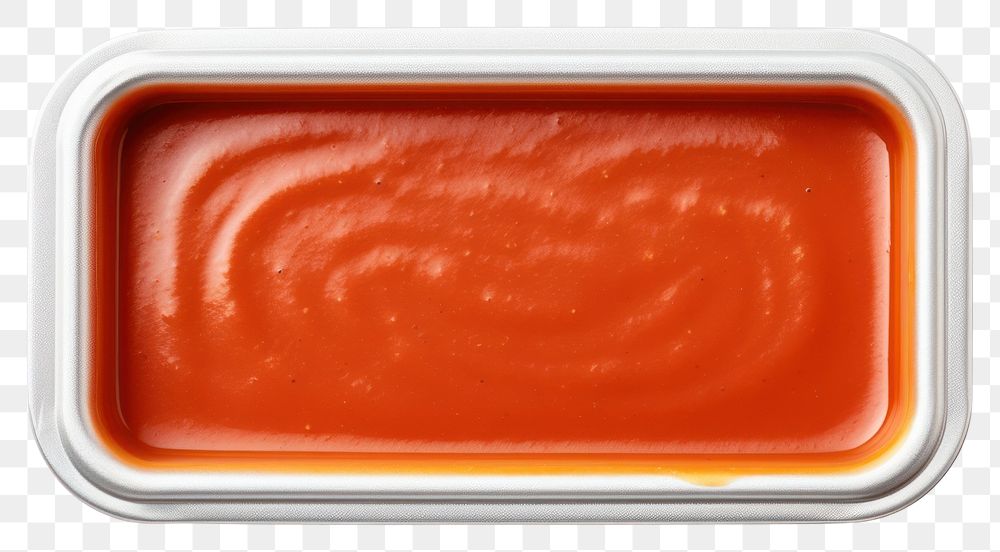 PNG  Bbq sauce Plastic Container with Metallized Lid Mockup ketchup food white background. AI generated Image by rawpixel.