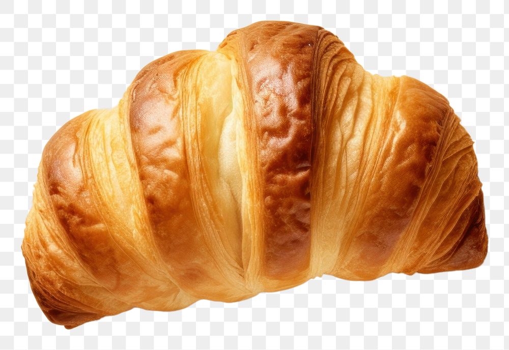 PNG  Danish pastry croissant bread food. AI generated Image by rawpixel.