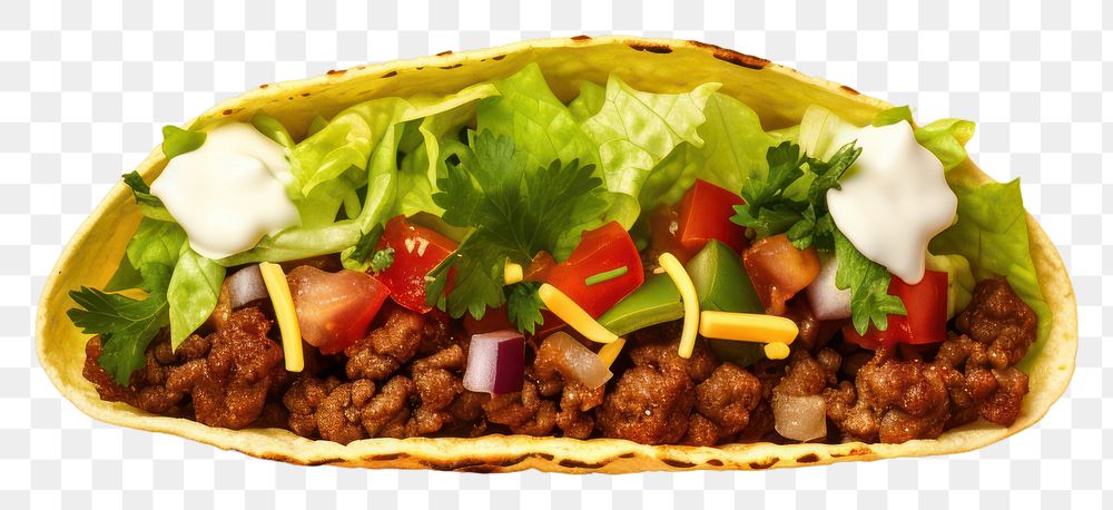 PNG  Taco sandwich food vegetable. AI generated Image by rawpixel.