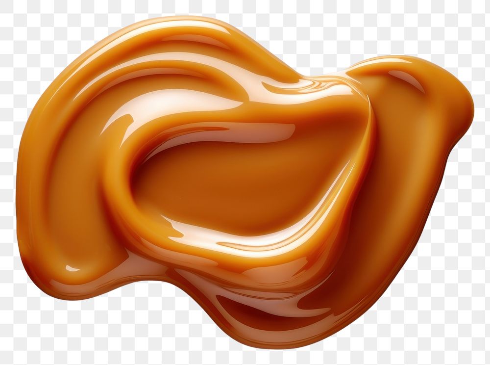 PNG  Caramel dessert brown simplicity. AI generated Image by rawpixel.