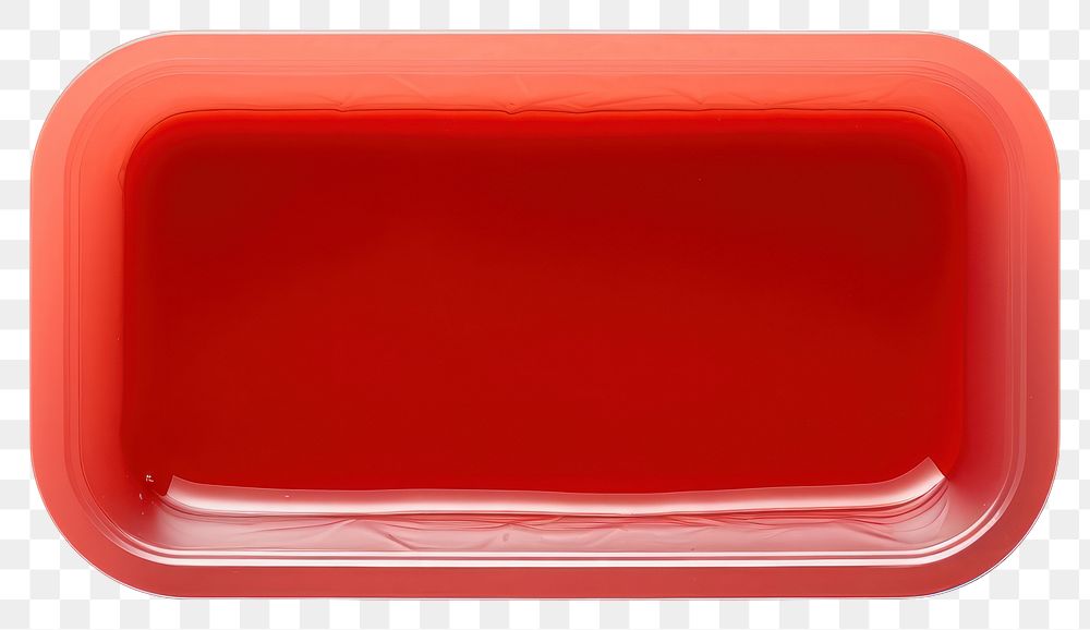 PNG  Plastic Sauce Container red red background rectangle. AI generated Image by rawpixel.