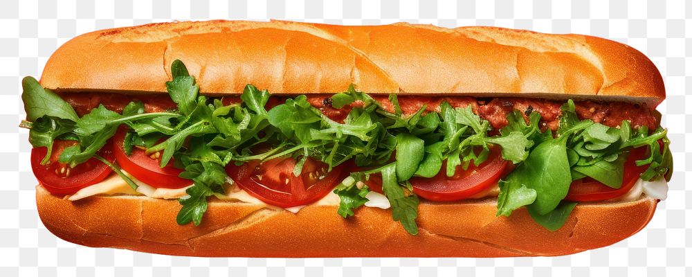 PNG  Sandwich vegetable ketchup food. AI generated Image by rawpixel.