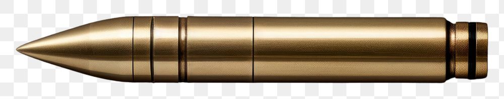 PNG  Brass bullet ammunition weapon simplicity. AI generated Image by rawpixel.