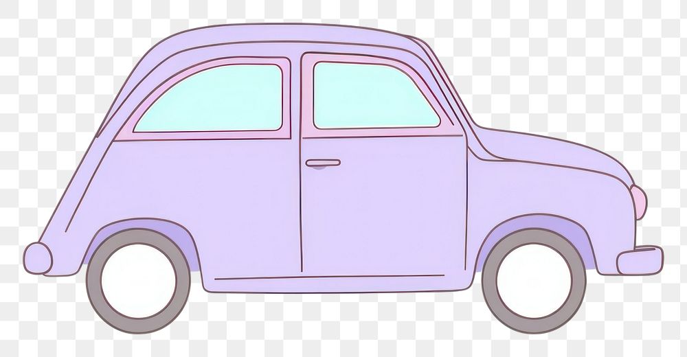 PNG Car vehicle cartoon drawing. AI generated Image by rawpixel.