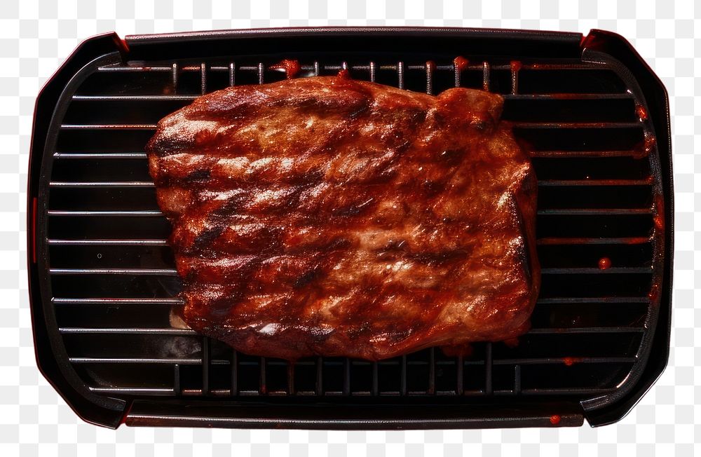 PNG  BBQ grilling cooking meat. AI generated Image by rawpixel.