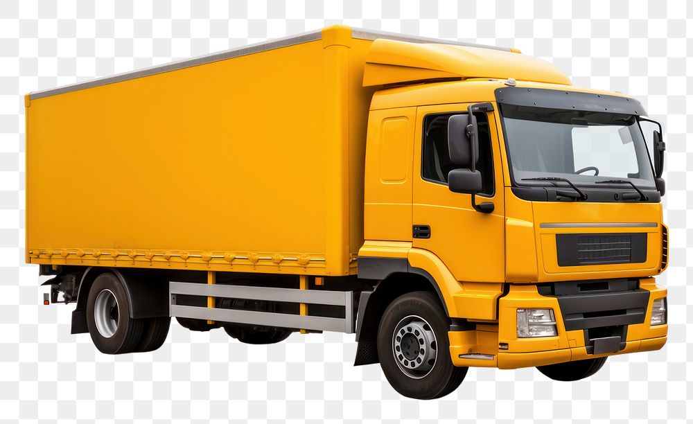 PNG Truck vehicle white background transportation. 