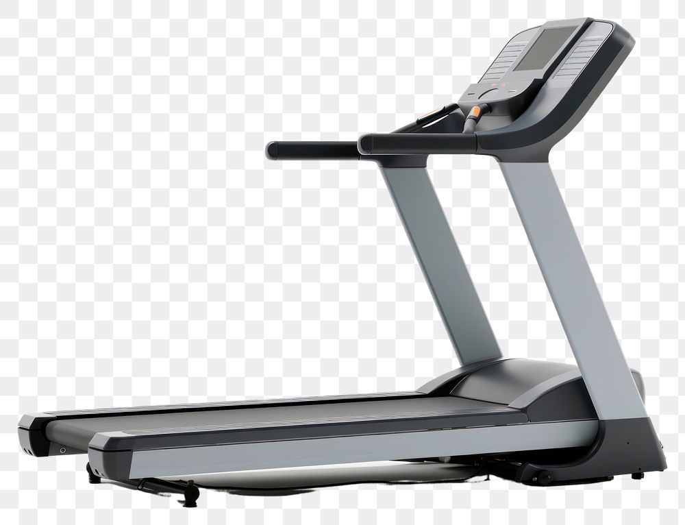 PNG Treadmill y sports gym white background. AI generated Image by rawpixel.