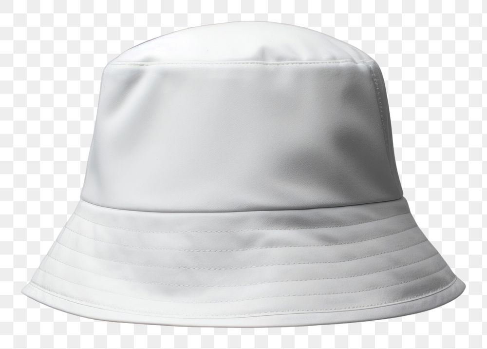 PNG Bucket hat white headwear clothing. AI generated Image by rawpixel.