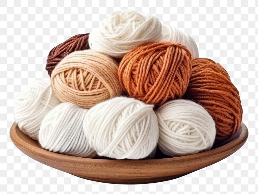 PNG Yarn white wool creativity. AI generated Image by rawpixel.