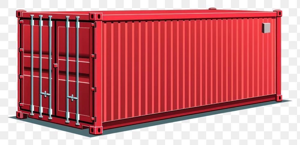 PNG Cargo container architecture delivering warehouse. AI generated Image by rawpixel.