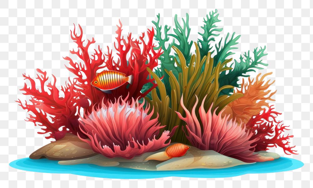 PNG Coral reef outdoors nature plant. AI generated Image by rawpixel.