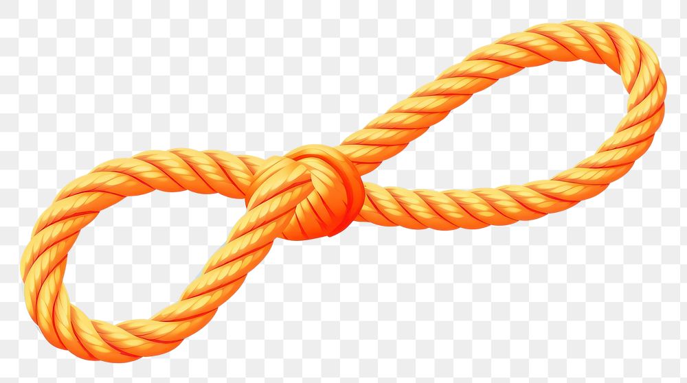 PNG  Rope rope knot white background. AI generated Image by rawpixel.